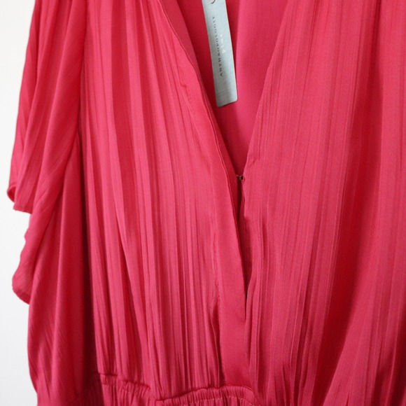 NWOT Anthropologie Somerset Silky Hot Pink Maxi Dress / 3X - Picture 6 of 9